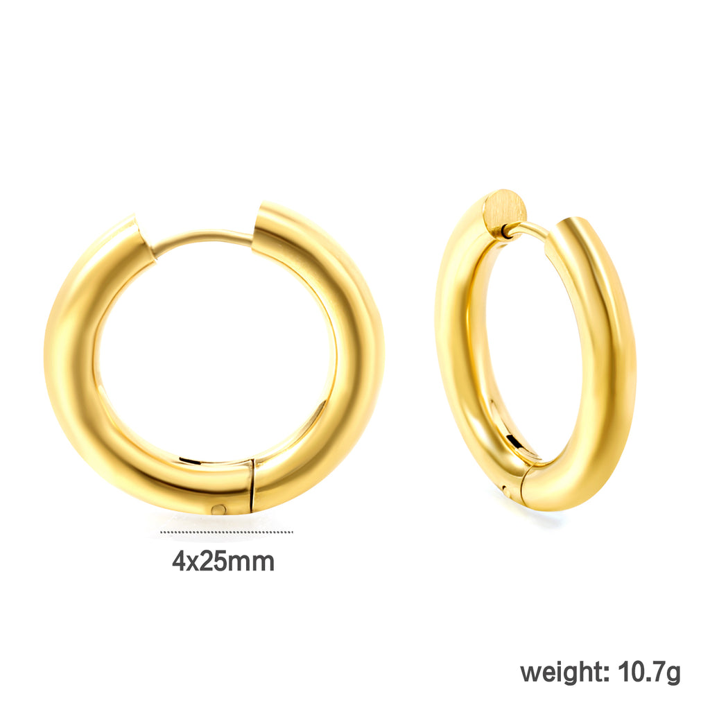 EARRINGS - BAE HOOPS