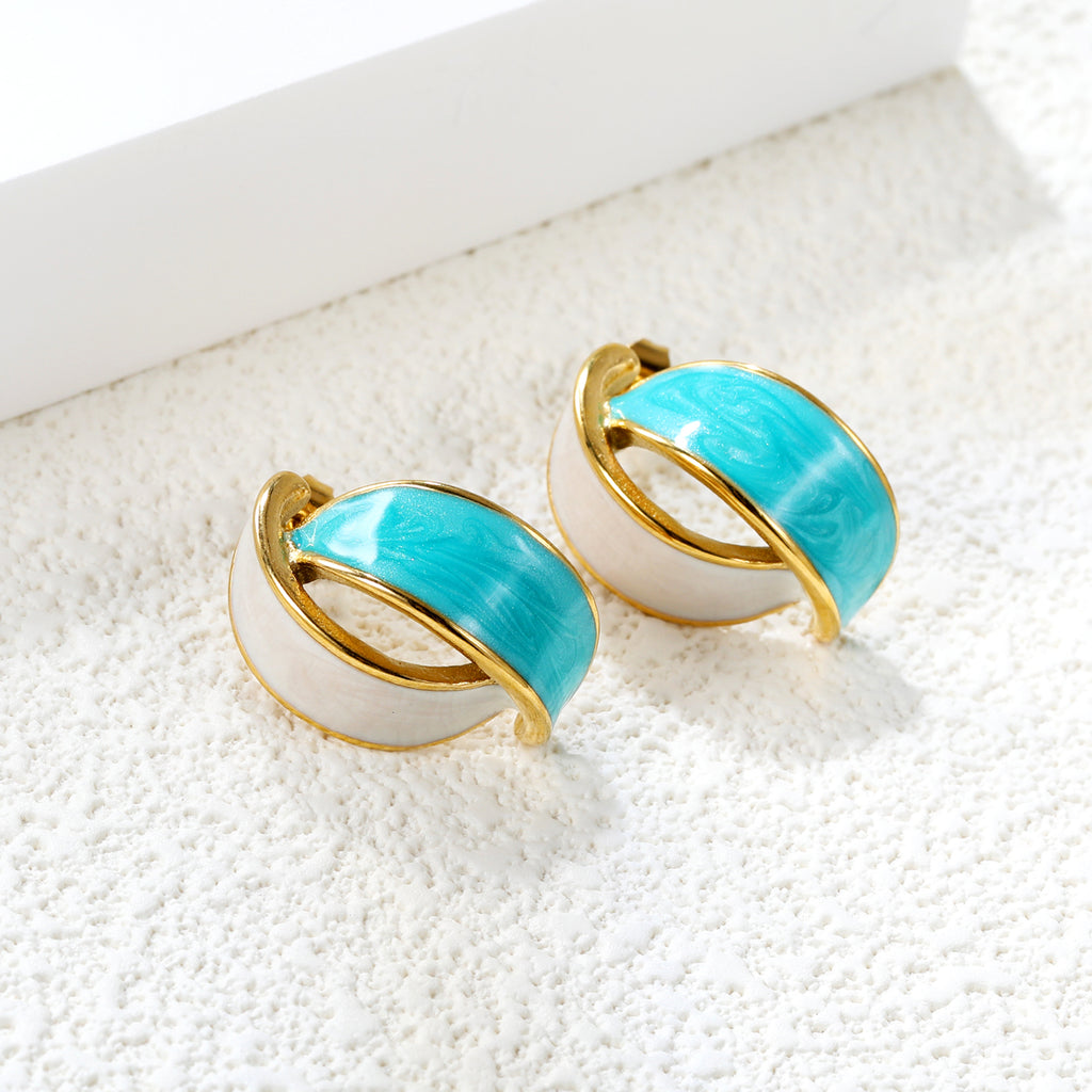 EARRINGS - BLUE ELEGANCE